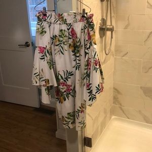 NWT  Ny&Co white dress with statement sleeve